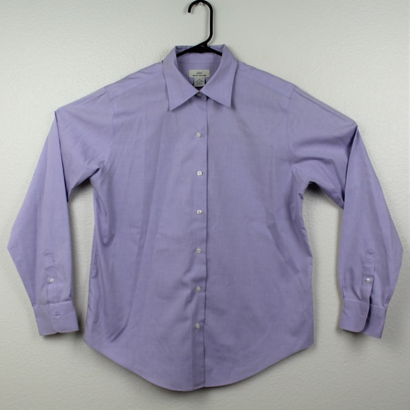 Brooks Brothers 346 Button Down Shirt Purple - Picture 1 of 3